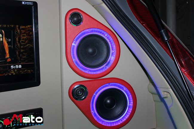 阜陽悅音本田CRV改裝美國霸克音響