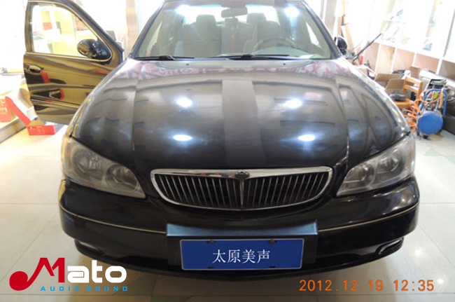 太原美聲日產藍鳥改裝美國霸克DX650