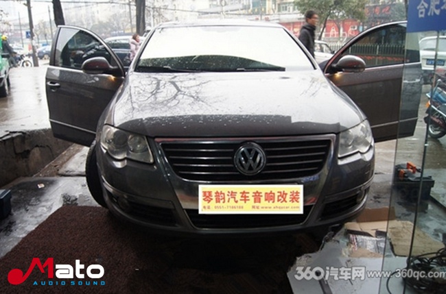 大眾邁騰改裝意大利TEC和霸克汽車音響