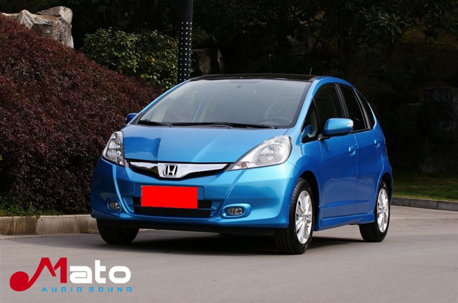 南昌先驅本田飛度汽車音響改裝德國伊頓套裝喇