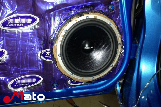 南昌先驅本田飛度汽車音響改裝德國伊頓套裝喇