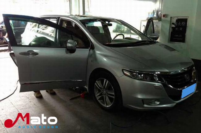 河源城市快車 本田奧德賽改裝德國ETON伊頓汽車音