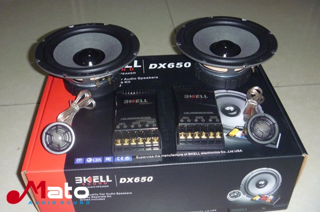 大眾高爾夫6音響改裝美國霸克DX650兩分頻喇叭